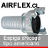 ACOPLES RAPIDOS CHICAGO, TIPO AMERICANO, PARTE ESPIGA, AIRE AGUA