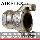 ACOPLES RAPIDOS CHICAGO, HEMBRA HI, TIPO Americano, AIRE AGUA