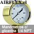 MANOMETROS CON GLICERINA INOX ESFERA 63MM 1/4 NPT 